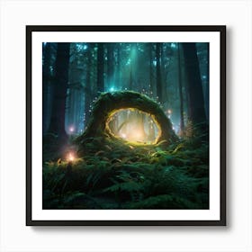 Fairy Forest Paintings Art Print 6 Affiche