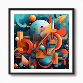 Abstract Abstract Abstract Abstract Art 1 Art Print