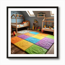 Play Mats For Kids Art Print