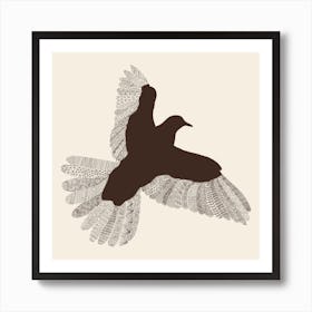 Vogel Poster von Florent Bodart für Wohnzimmer