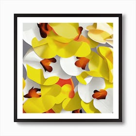 Paper Flowers 4 Art Print