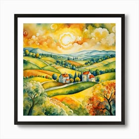 Tuscan Countryside 6 Art Print