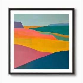 Abstract Travel Collection Afghanistan 2 Art Print