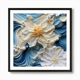 Paper Flowers Art Print