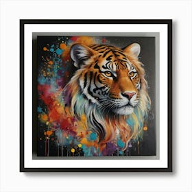 Tiger Painting Art Print