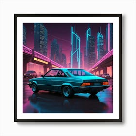 Neon City 12 Art Print