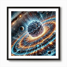 Exulon Warping Space Time Converted Art Print