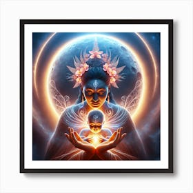 Artiphoria Maori Goddess Of Mot (4) Art Print