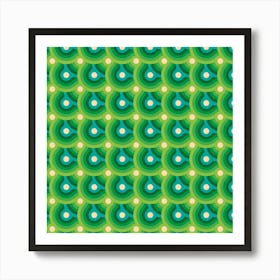 Colorful Retro Pattern 11 Art Print