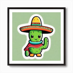 Mexican Cactus 25 Art Print