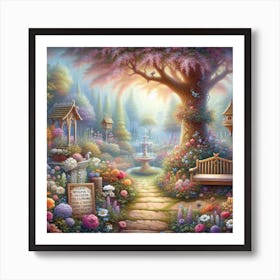 Garden In Bloom 2 Art Print