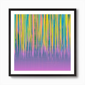 Abstract Background Colorful Texture Bright Art Print