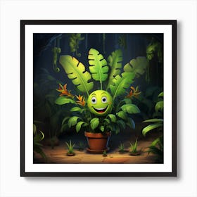 Happy Jungle Art Print