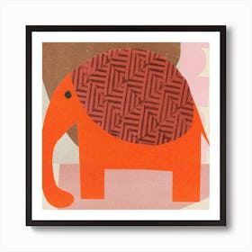 Elephant Print Art Print