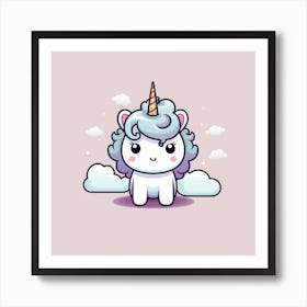 Little Unicorn 5 Art Print