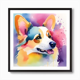 Corgi Painting 23 Art Print