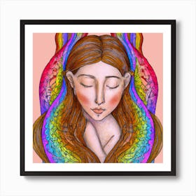 Angel Wings Art Print