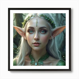 Elf Girl 5 Art Print