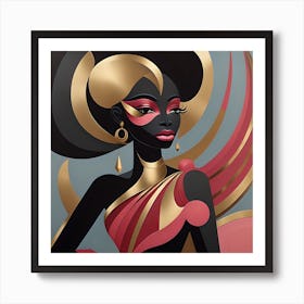 Afrofuturism 4 Art Print