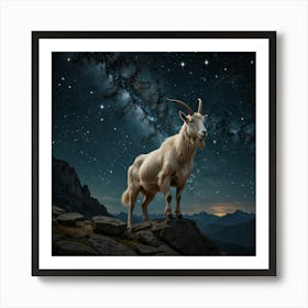 Goat In The Night Sky 6 Affiche