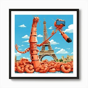 Eiffel Tower 2 Art Print