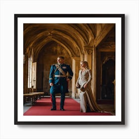 Prince And Princess Of Wales Art Print