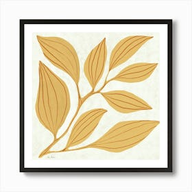 Golden Leaf Poster