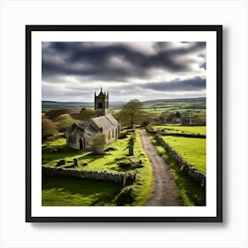 Church In The Countryside 3 Art Print