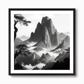 Asian Landscape Art Print