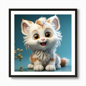 Cute Kitten 2 Art Print