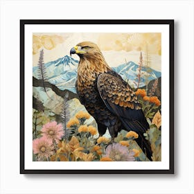 Bird In Nature Golden Eagle 3 Art Print