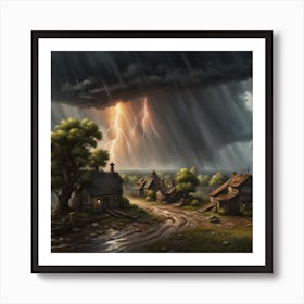 Storm Art Print