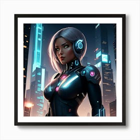 Synthetic Serenity Art Print