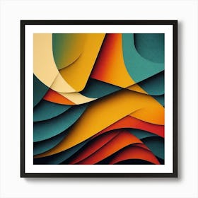 Flowing Stone 4 Art Print