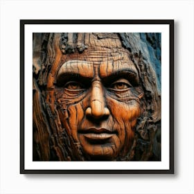 Firefly Weathered Face With Bold Textured Details 14006 Art Print