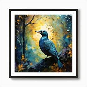 Bird In The Forest Art Print