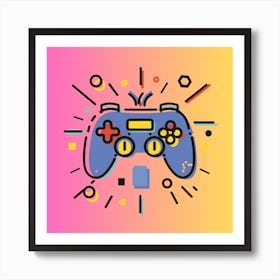 Video Game Controller 1 Art Print