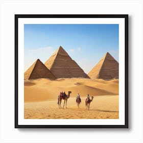 Pyramids Of EGYPT Art Print