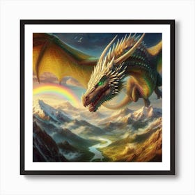 Rainbow Dragon Art Print