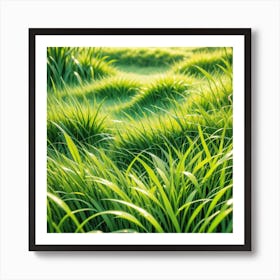 Grass Flat Surface For Background Use Mysterious (1) Art Print