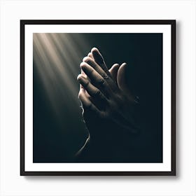 Praying Hands Art Print