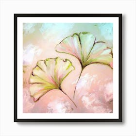 Ginkgo Leaves 7 Art Print