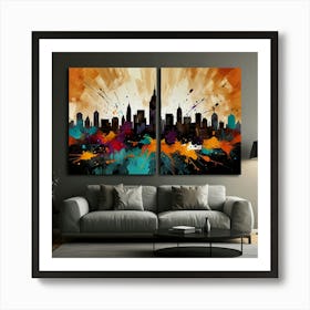 Default Create Unique Design Of Canvas Art Of Room 2 Art Print