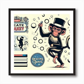 Create Monkey Art Print