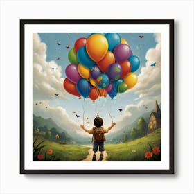 Default Up Kids Art Print 0 Art Print