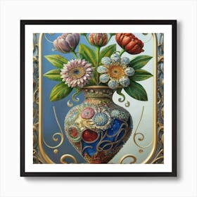 Vase Unique And Rare Decorative Antique 15 Art Print