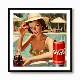 Coca Cola Girl Poster