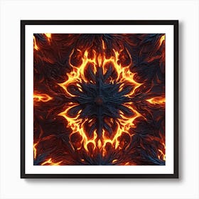 Flames Of Fire 1 Art Print