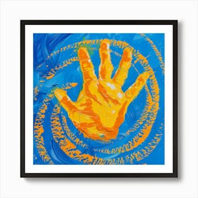 Hand Painting 1 Art Print