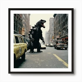 Godzilla In New York City Póster